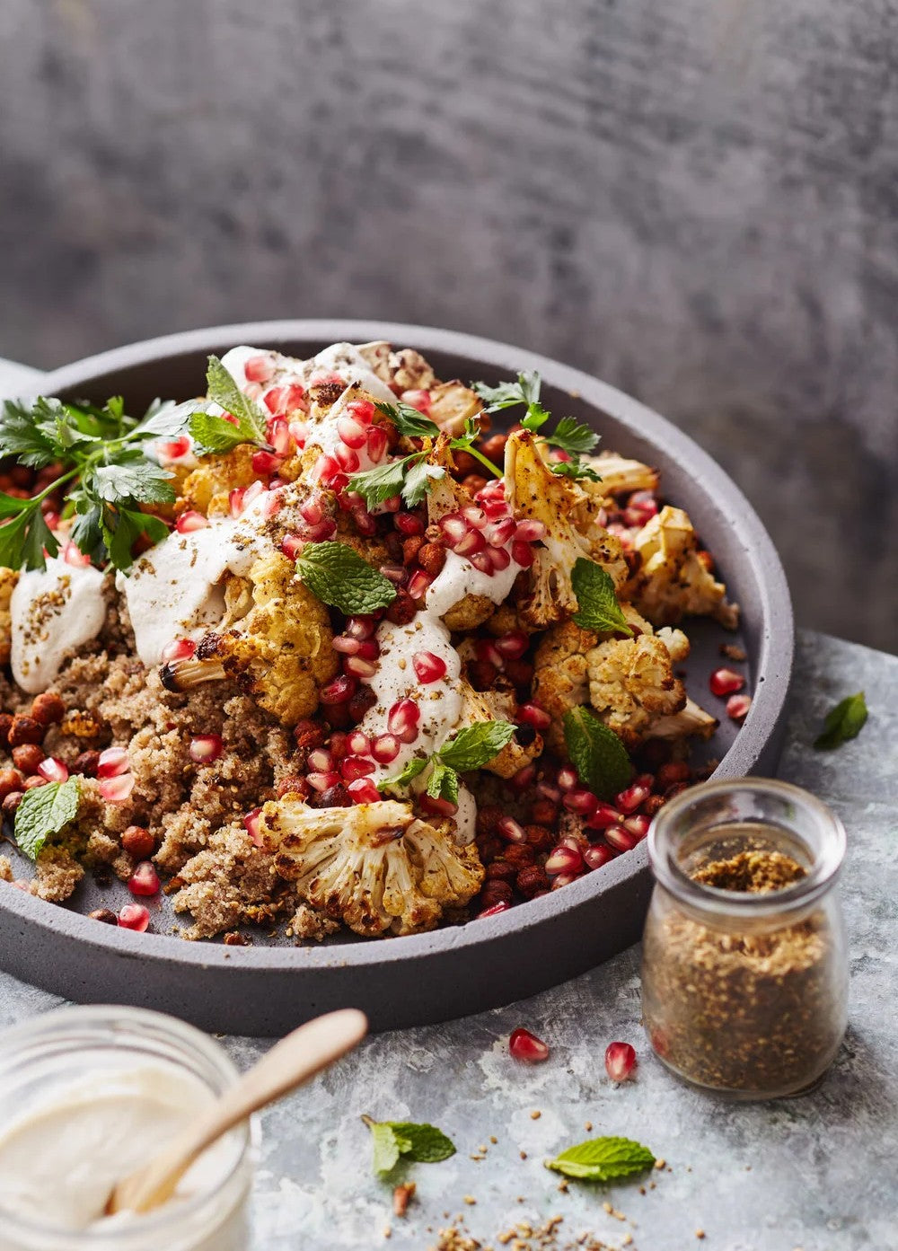 Roasted Cauliflower & Teff Grain Salad