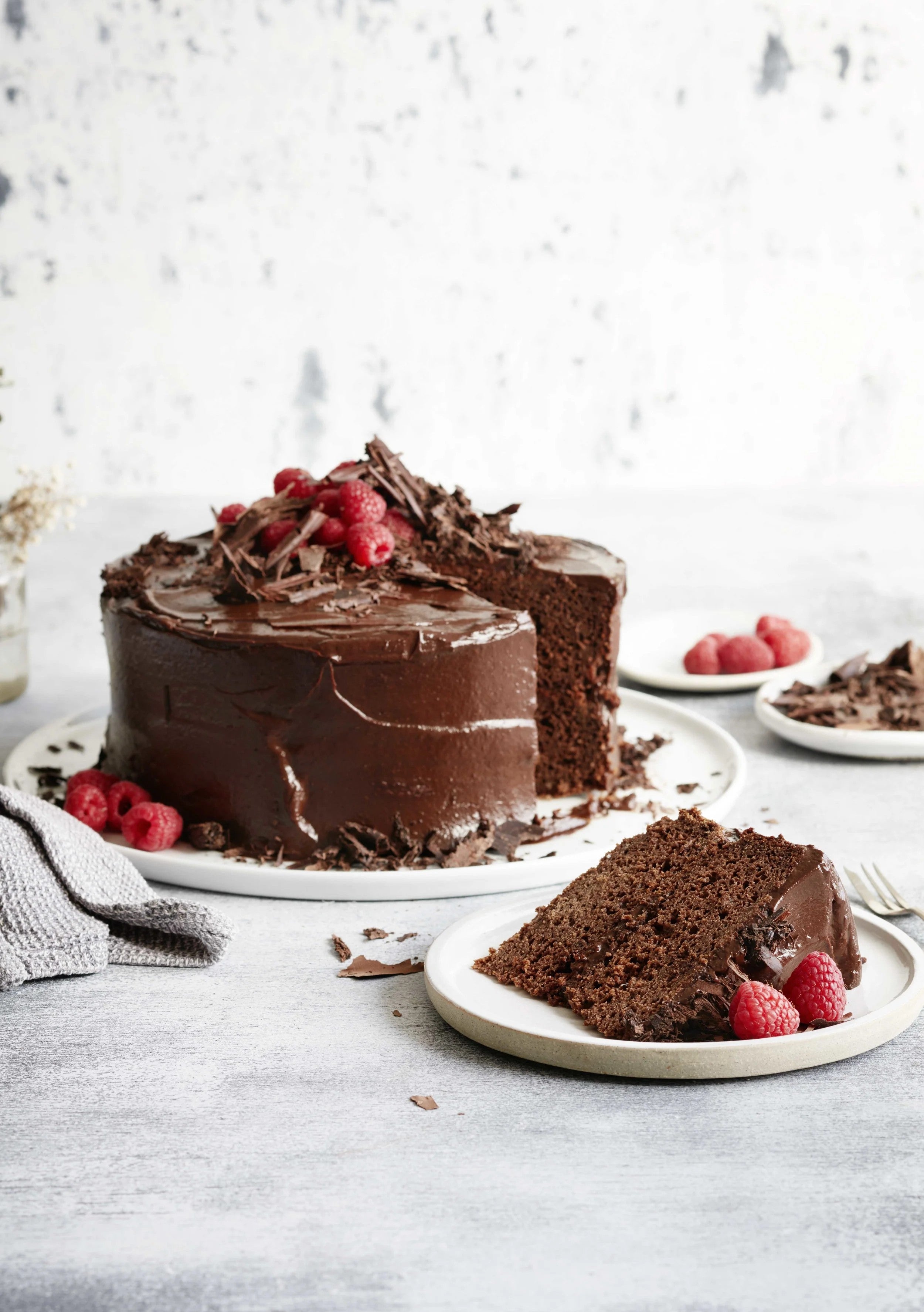 Mega Chocolate Teff Cake