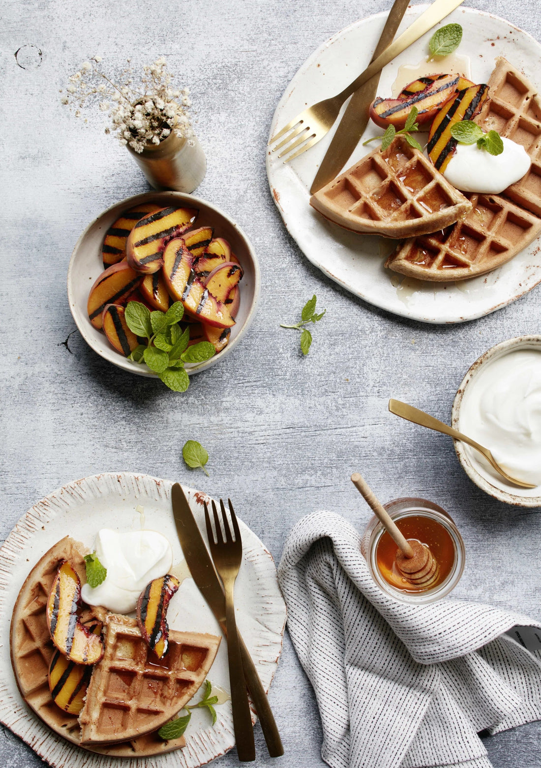 Tasty Teff Flour Waffles