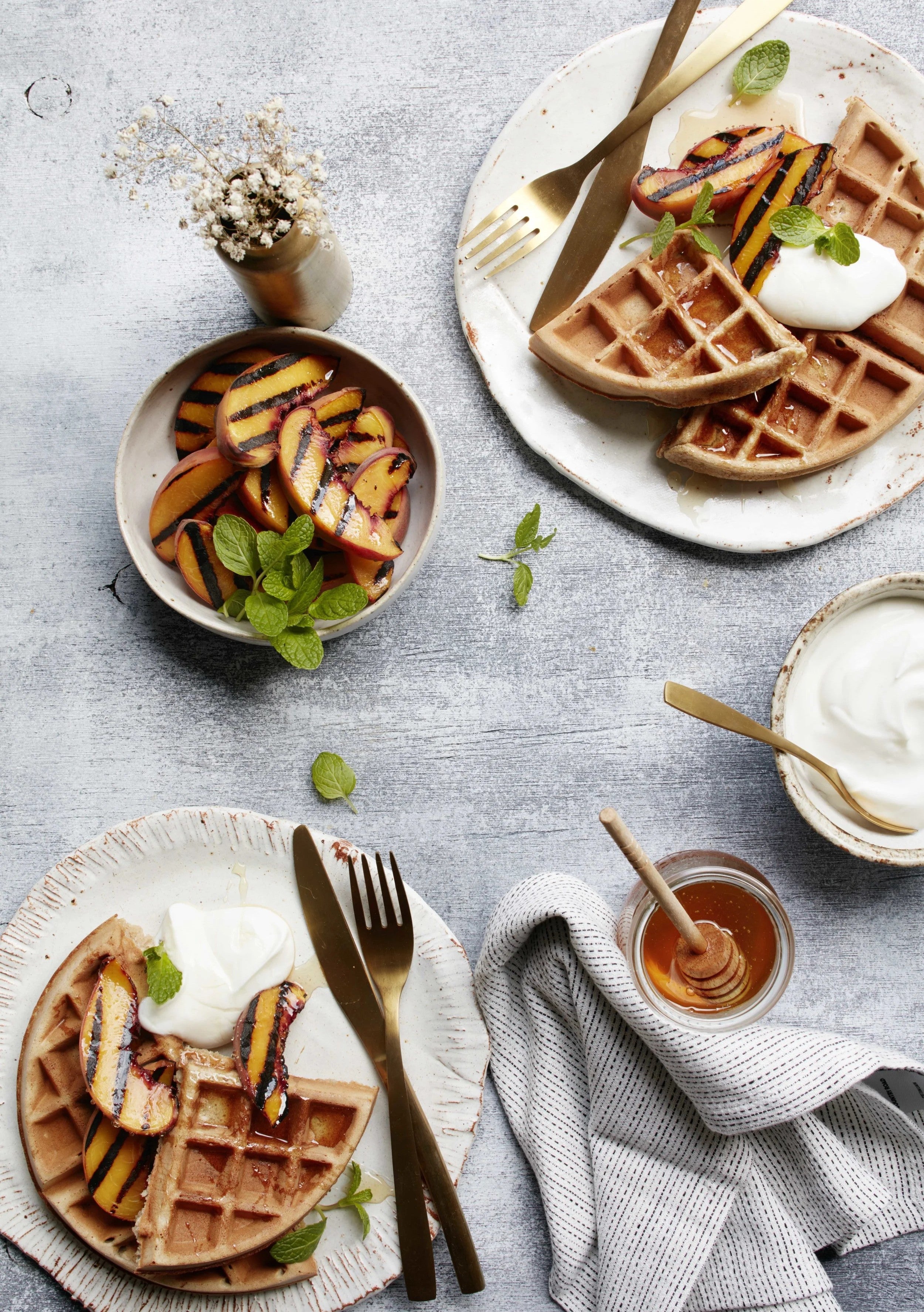 Tasty Teff Flour Waffles