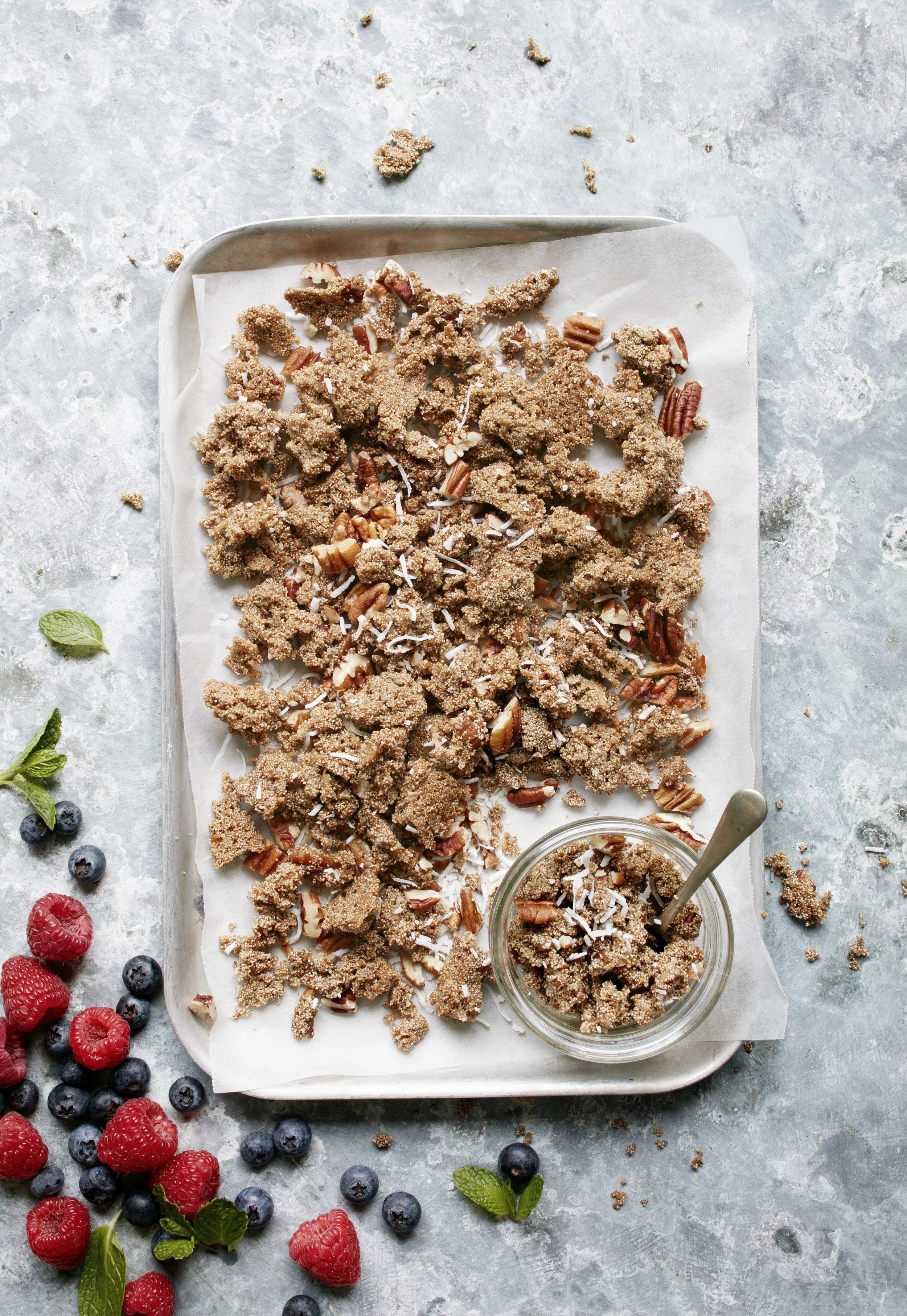 Cinnamon, Maple & Pecan Teff Granola