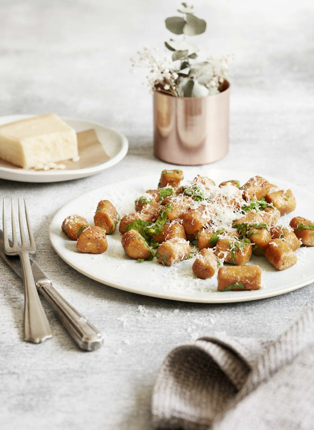 Sweet potato & Teff gnocchi